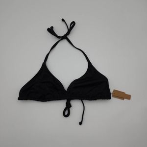 Skims Swim Triangle Bikini Top in Onyx Size 2X